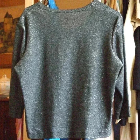 1950's Black Sparkle top - Picture 6 of 6